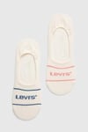 Levi's Logolu Pamuklu 2 Pack Erkek Çorap 37157-0920 EKRU