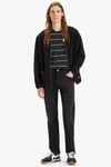 Levi's Lse 502 Pamuklu Regular Tapered Fit Dar Parça Jeans Erkek Kot Pantolon A2088-0023 SİYAH