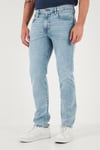 Levi's Lse 502 Pamuklu Regular Tapered Fit Normal Bel Düz Paça Jeans Erkek Kot Pantolon A2088-0045 Buz Mavisi