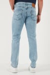 Levi's Lse 502 Pamuklu Regular Tapered Fit Normal Bel Düz Paça Jeans Erkek Kot Pantolon A2088-0045 Buz Mavisi