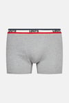 Levi's Organik Pamuklu 2 Pack Erkek Boxer 37149-0815 LACİVERT-GRİ