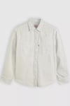 Levi's Pamuk Karışım Regular Fit Cepli Bayan Kot Gömlek A7244-0065 AÇIK GRİ