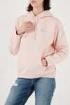 Levi's Pamuk Karışımlı Regular Fit Kapüşonlu Logolu Bayan Sweat 001U6-0006 PEMBE