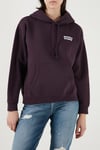Levi's Pamuk Karışımlı Regular Fit Kapüşonlu Logolu Bayan Sweat 001U6-0005 MOR