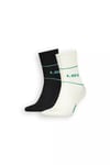 Levi's Pamuklu 2 Pack Erkek Çorap 37157-0953 SİYAH-KREM