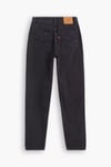 Levi's Pamuklu 80S Yüksek Bel Boru Paça Mom Jeans Bayan Kot Pantolon A3506-0006 KOYU GRİ