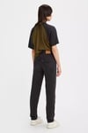 Levi's Pamuklu 80S Yüksek Bel Boru Paça Mom Jeans Bayan Kot Pantolon A3506-0006 KOYU GRİ