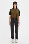 Levi's Pamuklu 80S Yüksek Bel Boru Paça Mom Jeans Bayan Kot Pantolon A3506-0006 KOYU GRİ