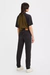 Levi's Pamuklu 80S Yüksek Bel Boru Paça Mom Jeans Bayan Kot Pantolon A3506-0006 KOYU GRİ