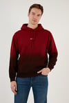 Levi's Pamuklu Kanguru Cepli Kapüşonlu Relaxed Fit Erkek Sweat A4233-0026 BORDO