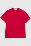 Levi's Pamuklu Logolu Regular Fit Yuvarlak Yaka Kadın T Shirt 008C4-0001 KIRMIZI