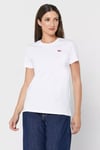 Levi's Pamuklu Regular Fit Bisiklet Yaka Kadın T Shirt 39185-0122 BEYAZ