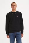Levi's Pamuklu Regular Fit Bisiklet Yaka Erkek Sweat 134257-0008 SİYAH
