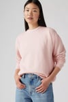 Levi's Pamuklu Regular Fit Bisiklet Yaka Bayan Sweat A5942-0028 AÇIK PEMBE