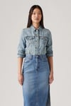 Levi's Pamuklu Regular Fit Çift Cepli Bayan Kot Ceket 29945-0100 AÇIK MAVİ