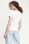 Levi's Pamuklu Regular Fit V Yaka Bayan T Shirt A3170-0010 BEYAZ