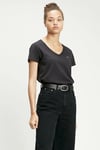 Levi's Pamuklu Regular Fit V Yaka Kadın T Shirt A3170-0009 SİYAH