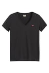 Levi's Pamuklu Regular Fit V Yaka Kadın T Shirt A3170-0009 SİYAH