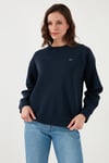 Levi's Pamuklu Relaxed Fit Bisiklet Yaka Bayan Sweat 001TY-0001 LACİVERT