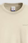 Levi's Pamuklu Relaxed Fit Bisiklet Yaka Logolu Erkek Sweat A9244-0005 BEJ