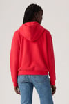 Levi's Pamuklu Slim Fit Fermuarlı Kapüşonlu Bayan Sweat 001U1-0002 KIRMIZI