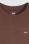 Levi's Pamuklu Slim Fit Logolu Bisiklet Yaka Bayan T Shirt 000KK-0015 KAHVE