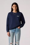 Levi's Pamuklu Standart Fit Bisiklet Yaka Bayan Sweat A8800-0049 LACİVERT