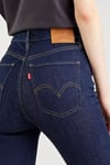 Levi's Pamuklu Yüksek Bel Super Skinny Mile High Jeans Bayan Kot Pantolon 22791-0193 KOYU MAVİ
