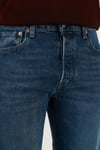 Levi's Regular Fit Boru Paça Pamuklu 501 Jeans Erkek Kot Pantolon 005013249 MAVİ