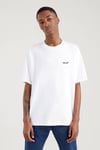 Levi's Relaxed Fit Bisiklet Yaka % 100 Pamuk Erkek T Shirt A0637-0000 BEYAZ
