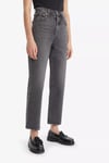 Levi's Ribcage Pamuklu Straight Fit Yüksek Bel Jeans Bayan Kot Pantolon 72693-0132 GRİ