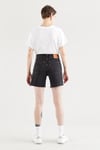 Levi's Yüksek Bel % 100 Pamuk Kot Bayan Short 85833-0016 SİYAH