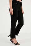 Levi's Yüksek Bel Düz Paça Slim Straight Cropped 724 Jeans Bayan Kot Pantolon A7737-0000 SİYAH