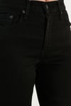 Levi's Yüksek Bel Düz Paça Slim Straight Cropped 724 Jeans Bayan Kot Pantolon A7737-0000 SİYAH