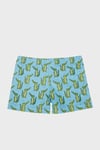 Lizard Baskılı UPF 50+ Korumalı Erkek Çocuk Mayo Short SR2531000004 TURKUAZ