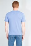 Logo Baskılı Bisiklet Yaka % 100 Pamuk Erkek T Shirt 566050079 İNDİGO