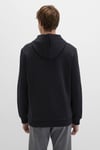 Logo Baskılı Pamuklu Regular Fit Şardonlu Kapüşonlu Erkek Sweat 0610941-900 SİYAH