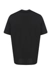Logo Nakışlı % 100 Pamuk Regular Fit Bisiklet Yaka Erkek T Shirt 912263-2001 SİYAH