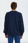 Logolu % 100 Pamuk Bisiklet Yaka Erkek Sweat 00AUU-0001 SİYAH