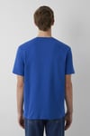 Logolu % 100 Pamuk Bisiklet Yaka Erkek T Shirt 0620056-70894 SAKS