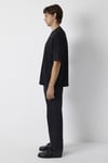 Logolu % 100 Pamuk Bisiklet Yaka Erkek T Shirt 0613581-900 SİYAH