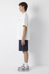 Logolu % 100 Pamuk Oversize Bisiklet Yaka Erkek T Shirt 0613676-70057 KIRIK BEYAZ