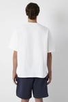 Logolu % 100 Pamuk Oversize Bisiklet Yaka Erkek T Shirt 0613676-70057 KIRIK BEYAZ