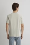 Logolu % 100 Pamuk Regular Fit Bisiklet Yaka Erkek T Shirt 0610943-70144 BEJ