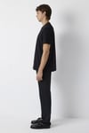 Logolu % 100 Pamuk Regular Fit Bisiklet Yaka Erkek T Shirt 0620179-900 SİYAH