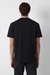 Logolu % 100 Pamuk Regular Fit Bisiklet Yaka Erkek T Shirt 0620179-900 SİYAH