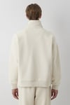 Logolu % 100 Pamuk Yarım Fermuarlı Dik Yaka Erkek Sweat 0S10678-70072 BEJ