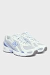 Logolu Bağcıklı Sneaker Unisex Ayakkabı U7401T4 Beyaz-Lila