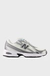 Logolu Bağcıklı Sneaker Unisex Ayakkabı U7402Y9 BEYAZ-GRİ