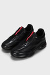 Logolu Deri Sneaker Erkek Ayakkabı 111230301 SİYAH